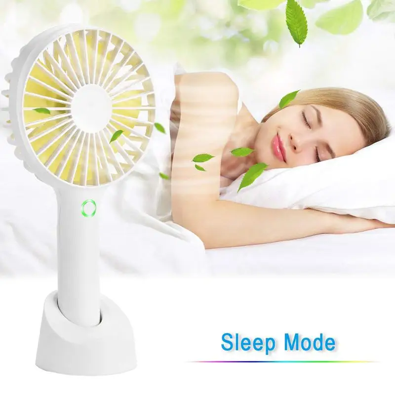 Портативный вентилятор USB Ручной личные вентиляторы перезаряжаемый ручной с