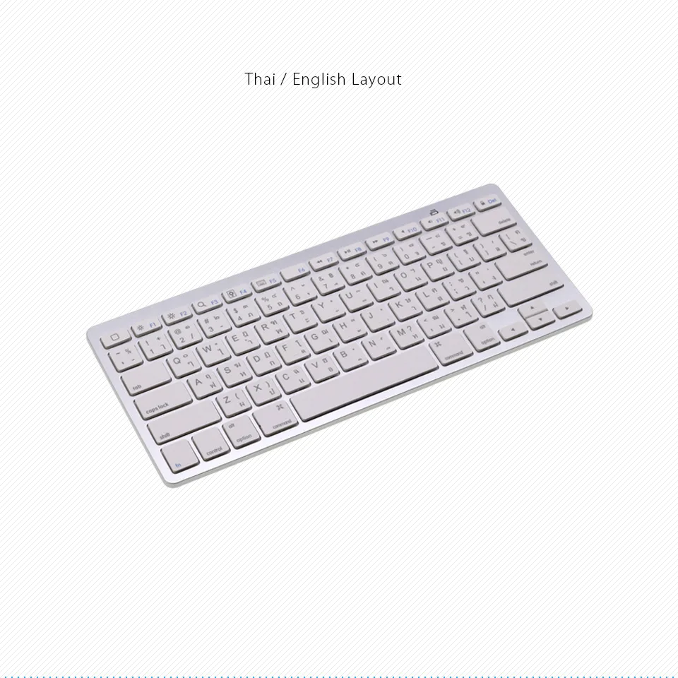 Английская тайская мини Bluetooth клавиатура для iPad Pro Air Android планшеты беспроводная