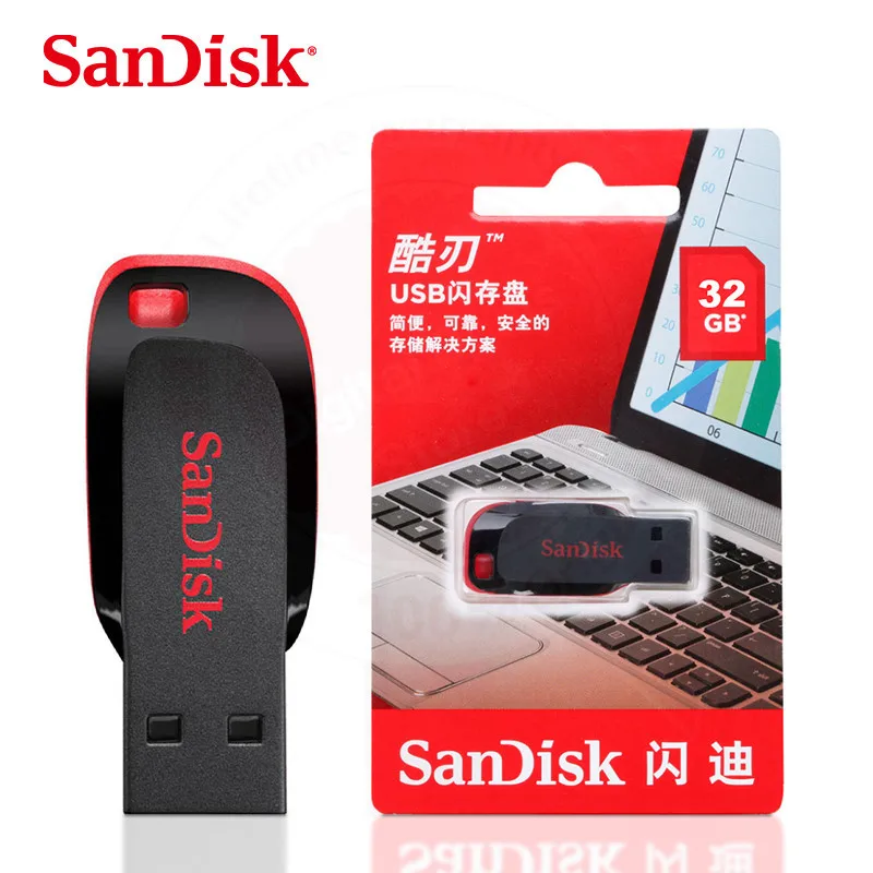 SanDisk usb флеш карта памяти 32 Гб 128 ГБ|USB флэш-накопители| |