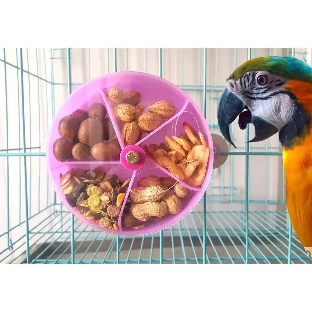 Pet Parrot вращающееся колесо для кормления укусов устойчивая игрушка-головоломка