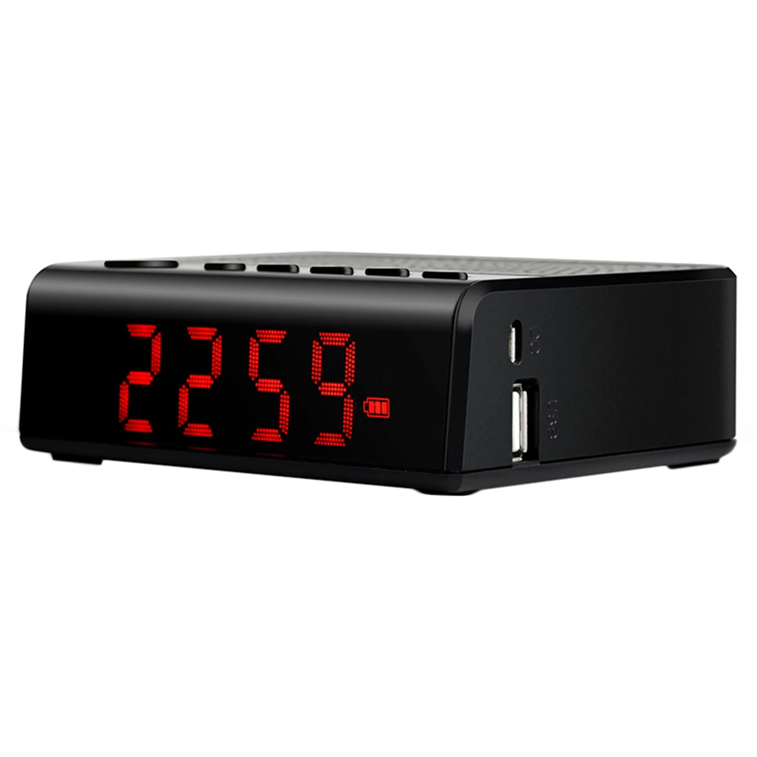 Портативный беспроводной Будильник Bluetooth аудио FM радио Поддержка колонок tf