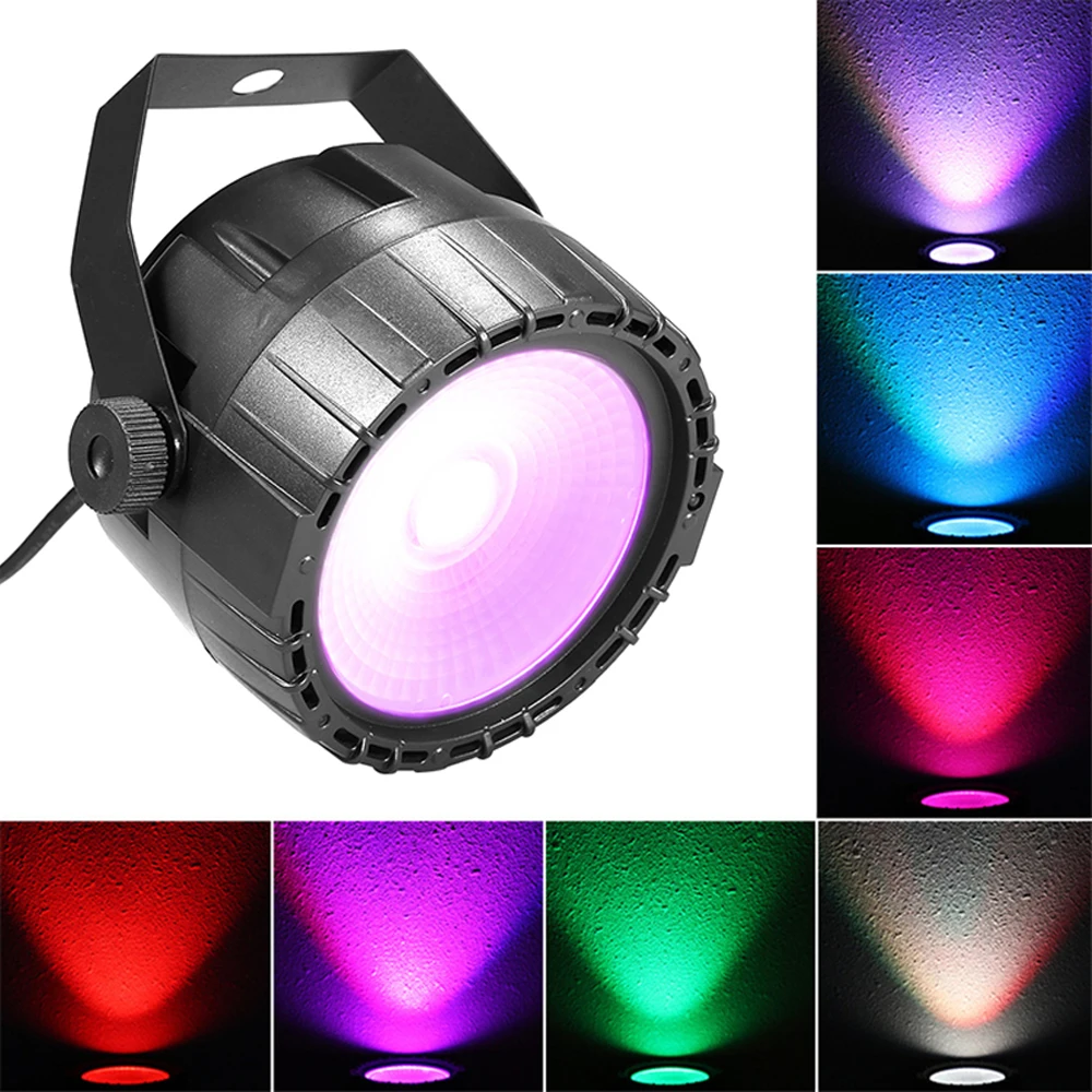10 Вт RGB УФ COB светодиодный Par Светильник Беспроводной дистанционного Управление