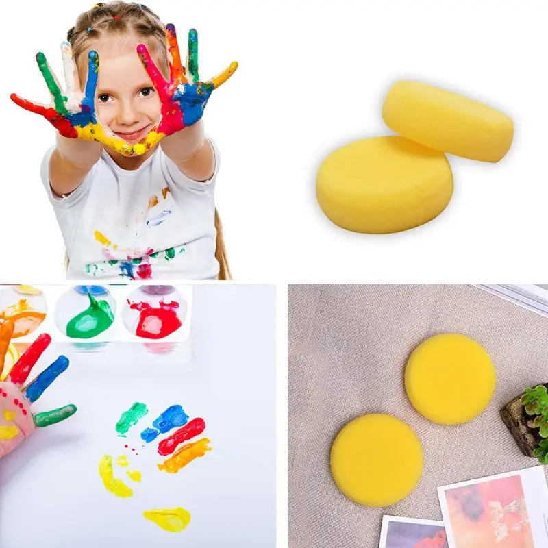 1 шт. DIY круглые губки для рисования кисть Художественная печать граффити детей