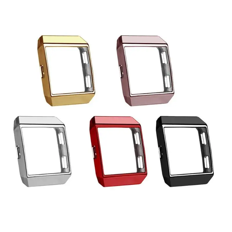 Plating TPU Watch Case Cover Anti-Scratch Frame Protector for Fitbit Ionic | Электроника