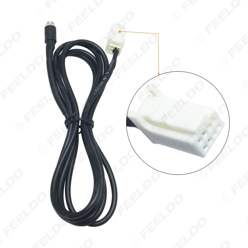 Автомобильный вспомогательный аудиовход FEELDO Кабель адаптер для передачи данных
