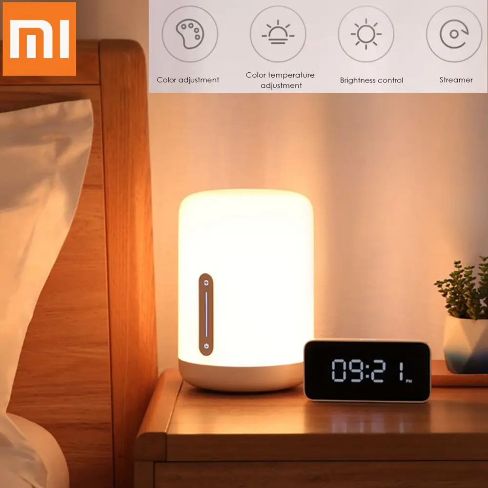 Оригинальный Xiaomi Mijia Smart светодиодный ночник для дома ночники голос Управление