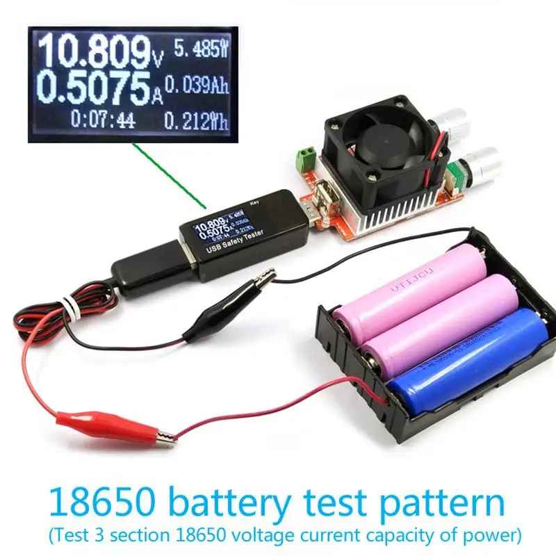 Кабель для проверки мощности постоянного тока USB-штекер и гнездо с поворотной