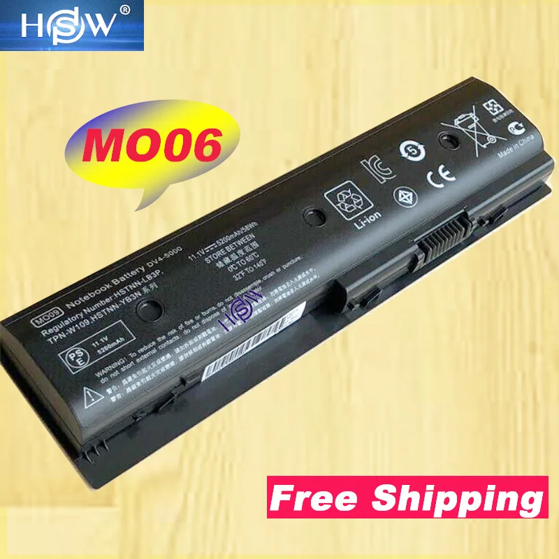 Аккумулятор для ноутбука HSW 6cell HP Pavilion DV4 5000 DV6 7000 MO06|Аккумуляторы ноутбуков| |