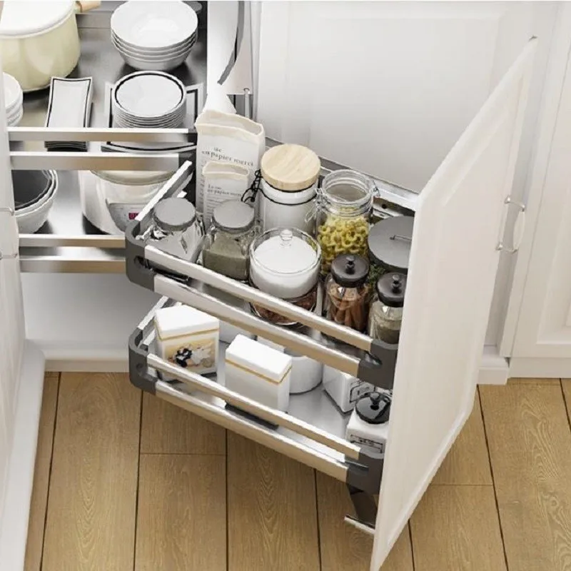 Стеллаж для хранения посуды кладовая алясина дальность Cucina нержавеющая сталь