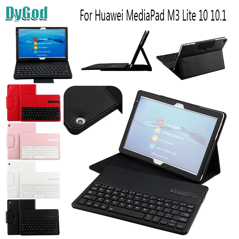 Съемная Беспроводная Bluetooth клавиатура для Huawei MediaPad M3 Lite 10 BAH W09 AL00 1 'ƈ в чехол