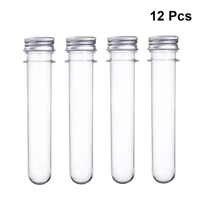 12 шт пластиковые пробирки с винтовыми крышками 40 мл контейнер для соли|Бутылки и