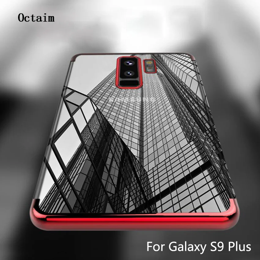 Transparent Plating Case For Samsung Galaxy J7 J6 J4 J8 A6 A7 A8 A5 J2PRO 2018 S5 NOTE9 J5 J2 prime J320 J710 Thin Soft TPU |