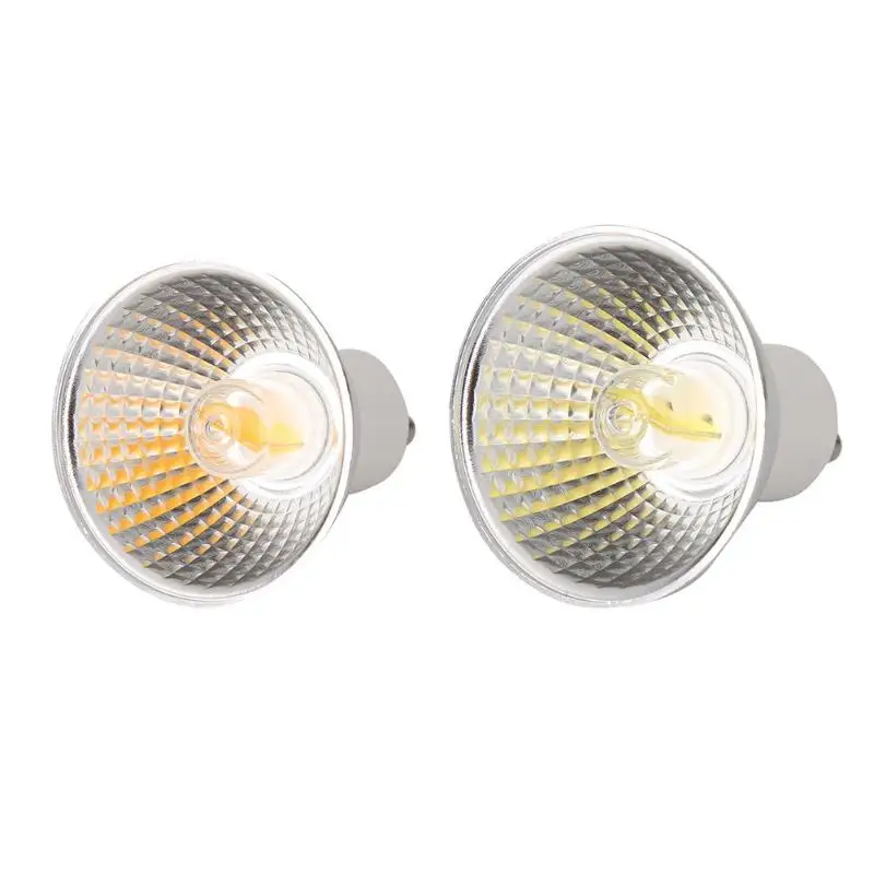Alloet 7 W AC 220 V GU10 прожекторная лампа 1511 COB светодиодный затемнения галогеновая
