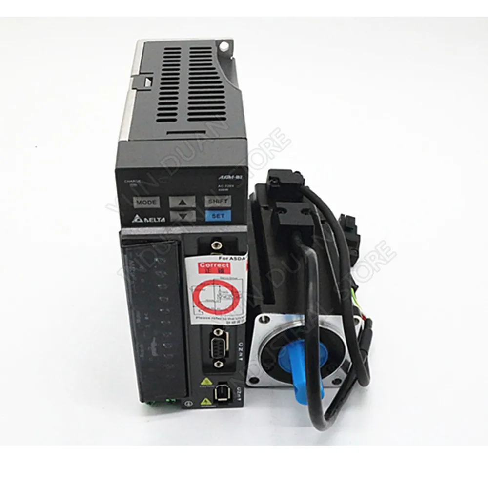 Дельта 400 Вт серводвигатель переменного тока с ASD B2 0421 B ECMA C20604SS тормозом 0.4KW 1.27NM 3000