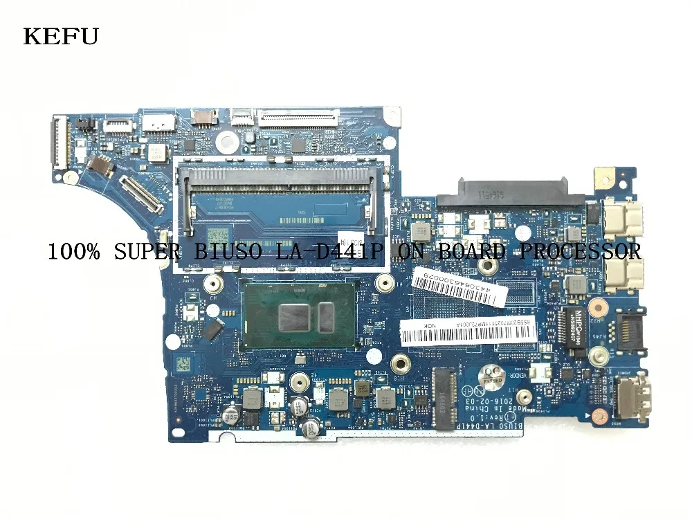 Быстрая доставка новый товар. Материнская плата BIUSO LA-D441P для ноутбука Lenovo 510S-13ISK