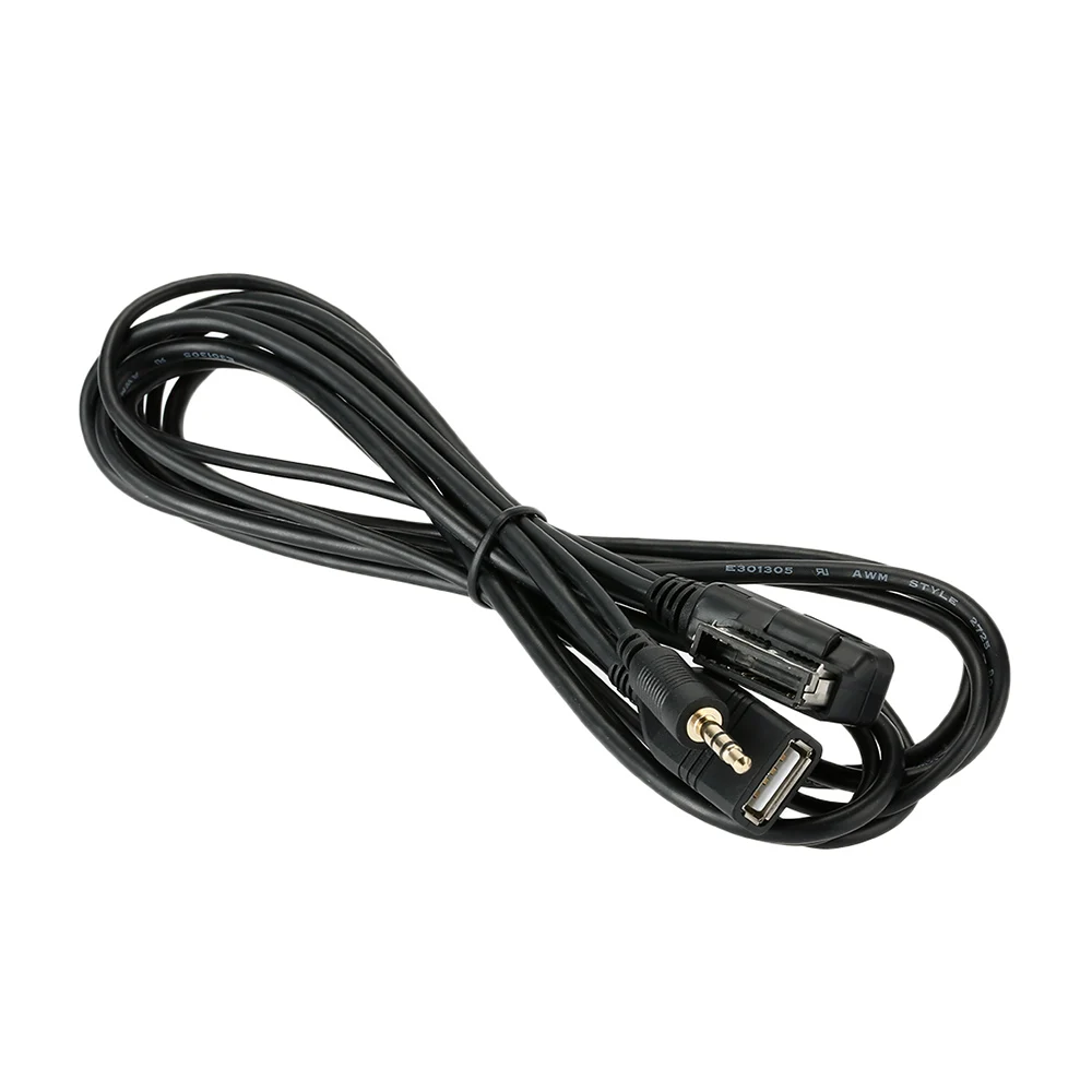 USB-зарядное устройство KKMOON 1 5 м с интерфейсом AMI MMI для музыки разъем Aux 3 мм кабель