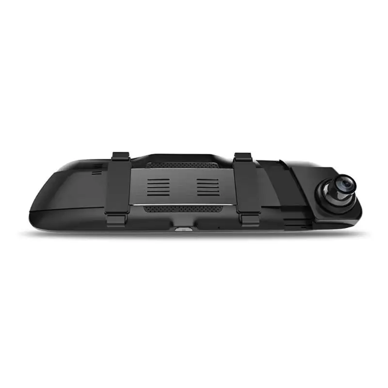VODOOL 9,66 дюймов полный двойной объектив автомобиля зеркало заднего вида DVR камера Starlight ночное видение WDR сенсорный экран видеорегистратор MMC карта