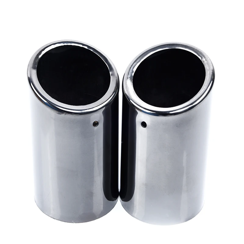 Автомобильный Стайлинг титановый Черный глушитель выхлопной трубы наконечник