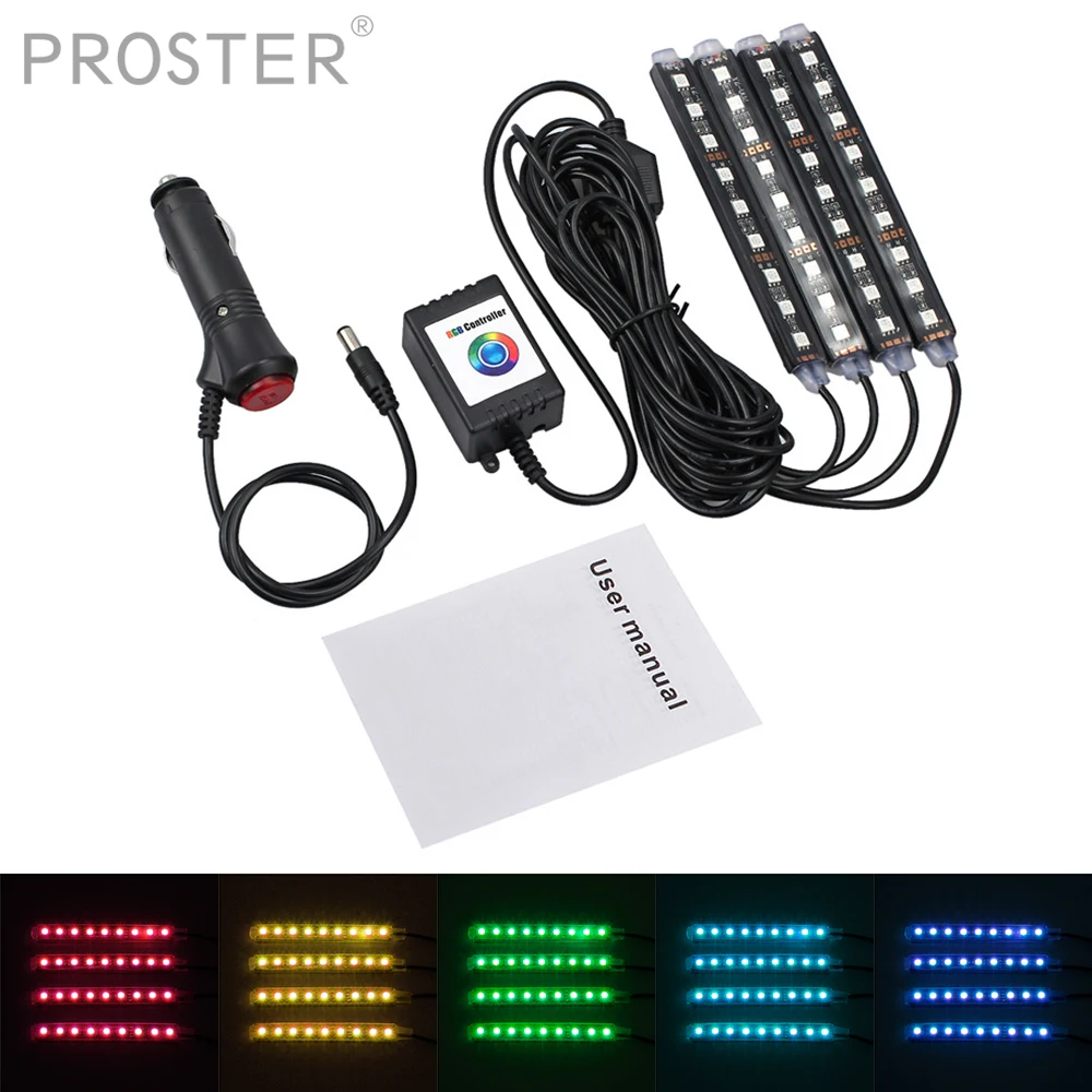 Светодиодсветодиодный лента RGB для автомобиля с приложением|Светодиодные ленты|