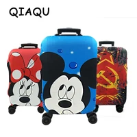 elastic dust cover cartoon minnie mickey couples luggage cover 18 32 inch travel suitcase protective sleeve travel accessories