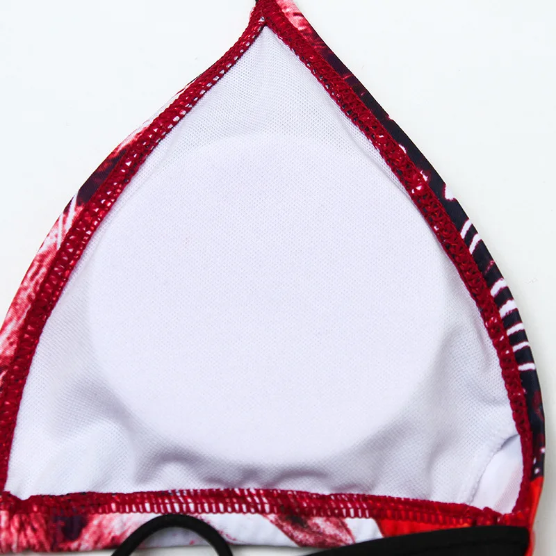 2019 новая леопардовая расцветка пикантный купальник бикини женский раздельный |