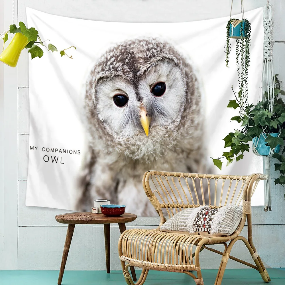 Милое животное Мандала настенные гобелены украшения дома Висячие Boho пляжный