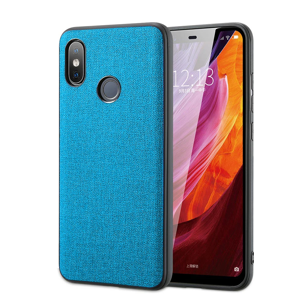 Роскошный тканевый чехол KISSCASE для телефона Xiaomi mi 8Lite 9 Play Redmi Note 7 6 Pro 5 6A деловые
