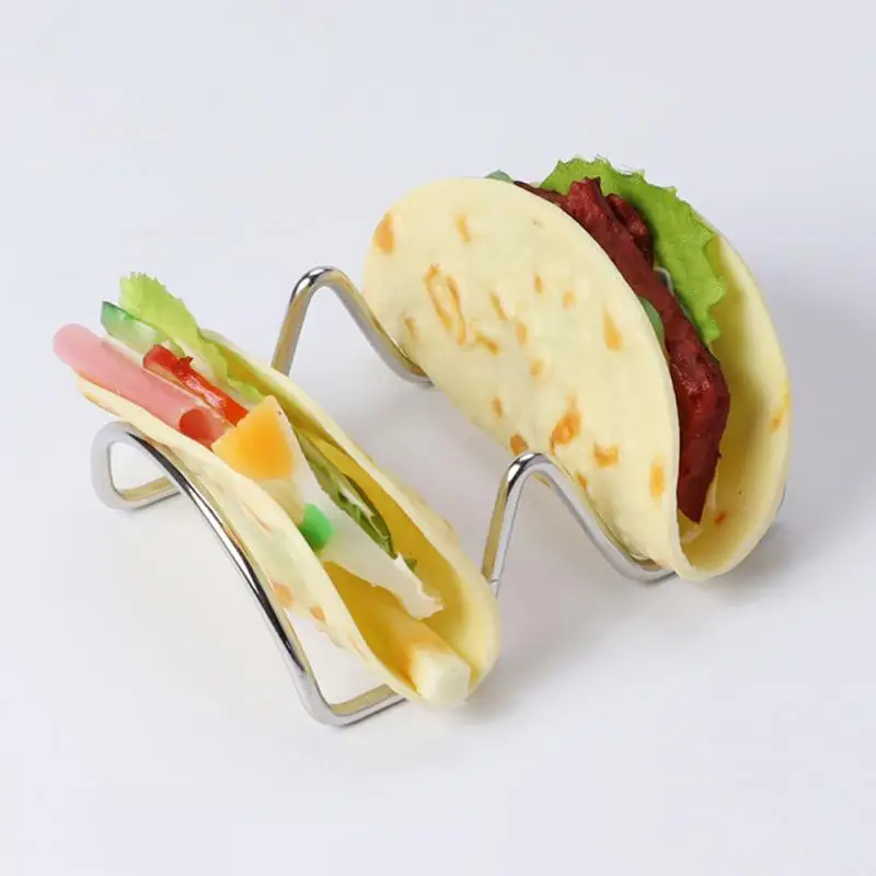 Мини-стойка из нержавеющей стали кухонный держатель Taco портативный кухонный держатель для хранения