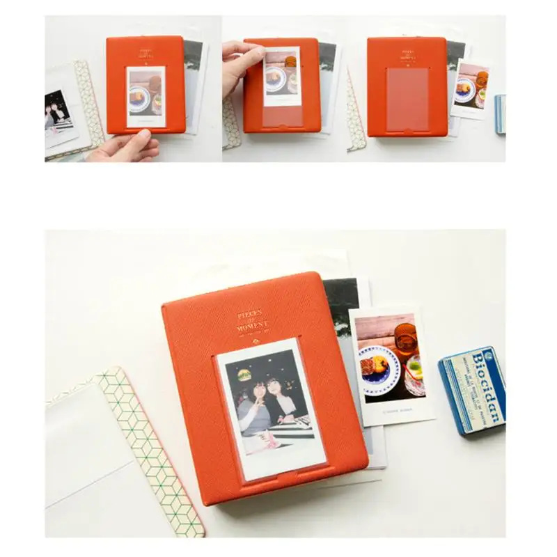 Новинка 64 кармана полихлорвиниловая фотобумага Polaroid для хранения фотопленки
