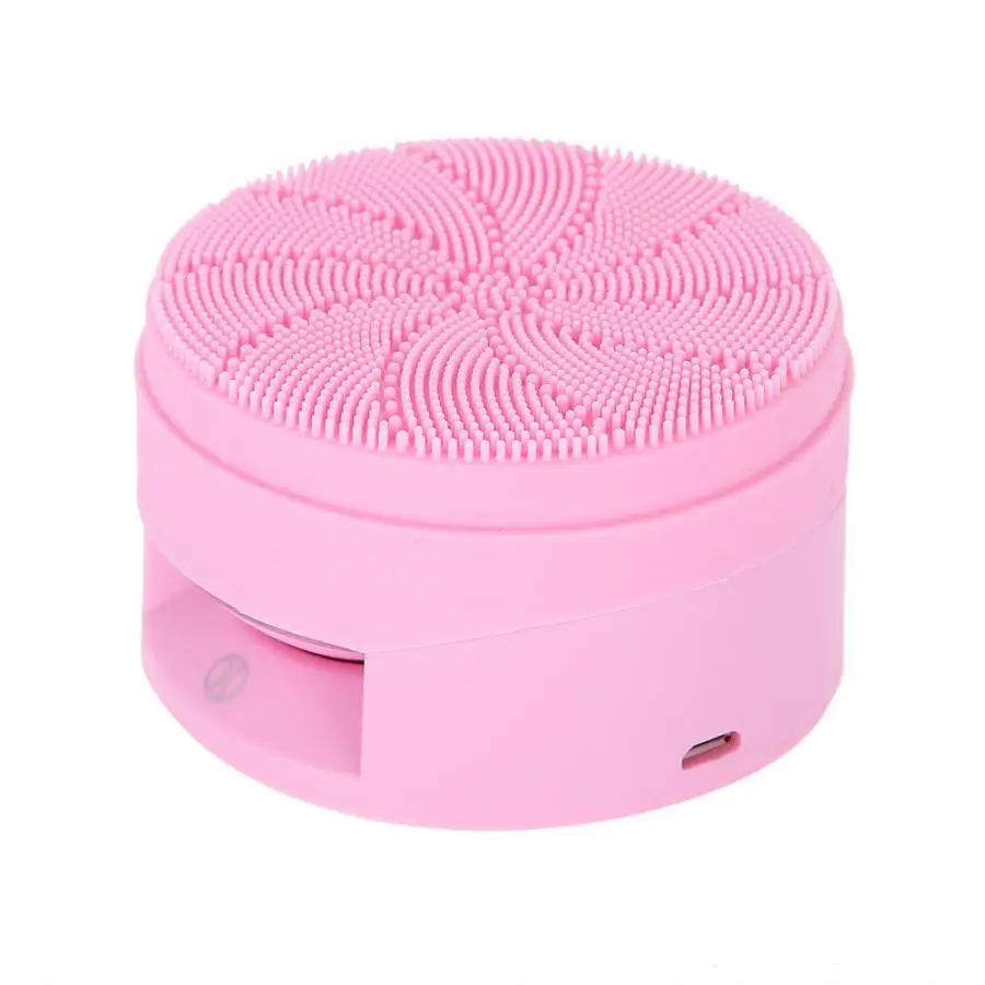 Электрическая Очищающая Массажная щетка для лица sonic silicone очищающее средство