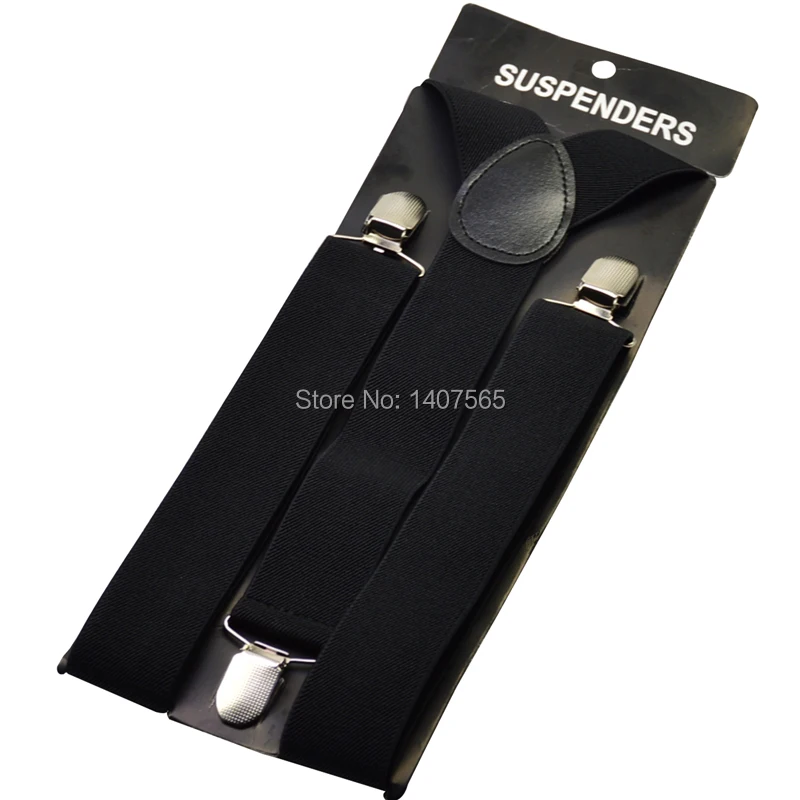 Большие мужские подтяжки 3 5 см для женщин в горошек черные клипсы Y-образные