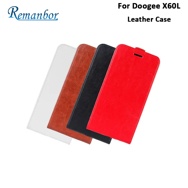 Remanbor Для Doogee X60L флип раскладный кожаный чехол 4 цвета 5 дюймов для телефона X60
