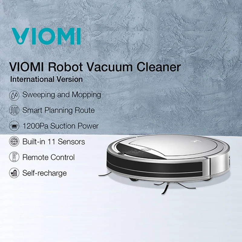 Умный робот пылесос VIOMI VXRS01 автоматический умный для уборки с высокой