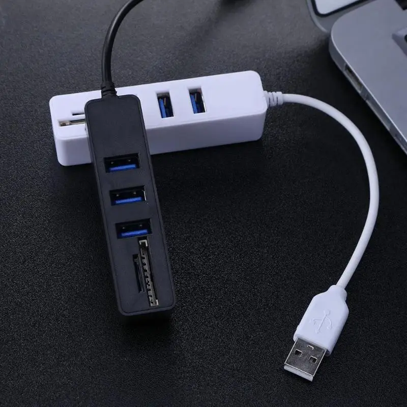 Высокое качество USB комбо 2 0 концентратор Высокоскоростной 3 порта разделитель