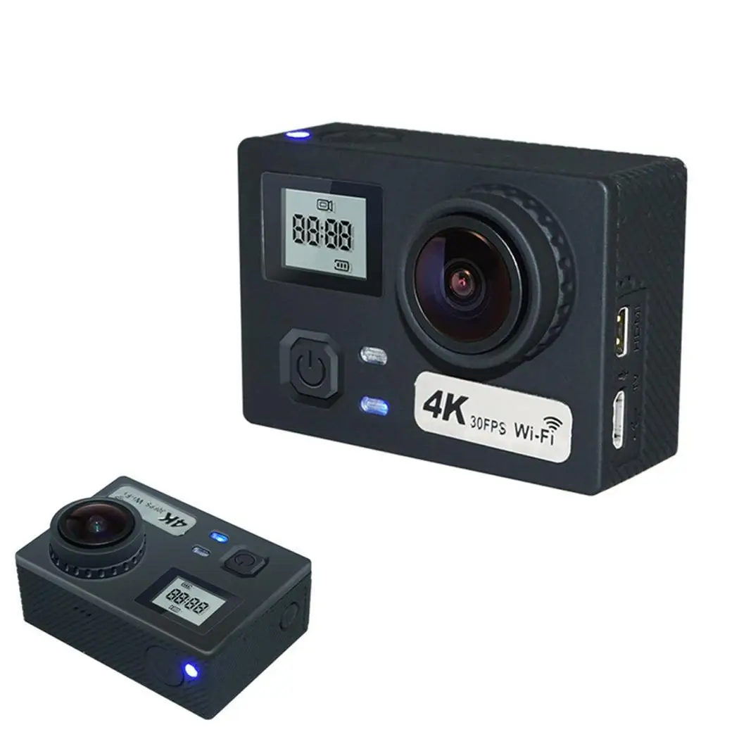 Экшн камера 4K WiFi подводный водонепроницаемый Повседневный JPG Спорт Видео 24 M/20 M/16