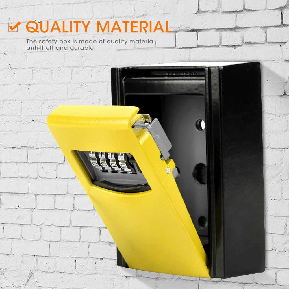 Hot Sale 4 Digit Combination Wall Mount Key Storage Secret Box Password Organizer Case | Дом и сад