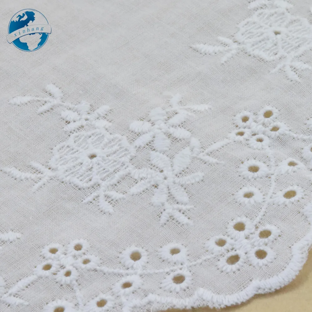 11.5cm width 100% Cotton embroid lace sewing ribbon guipure trim wedding DIY Garment Accessories african lace#3312 | Дом и сад