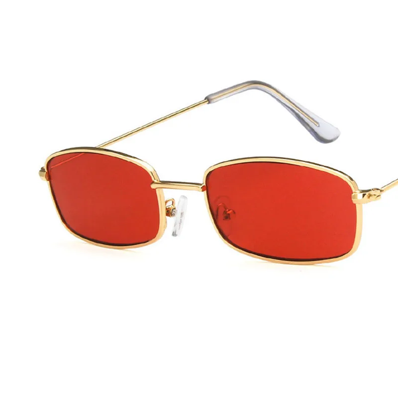

Retro Vintage Small Rectangle Sunglasses Women Brand Designer Red Sun Glasses Men Glasses Unisex Eye Glasses Party Eyewear UV400