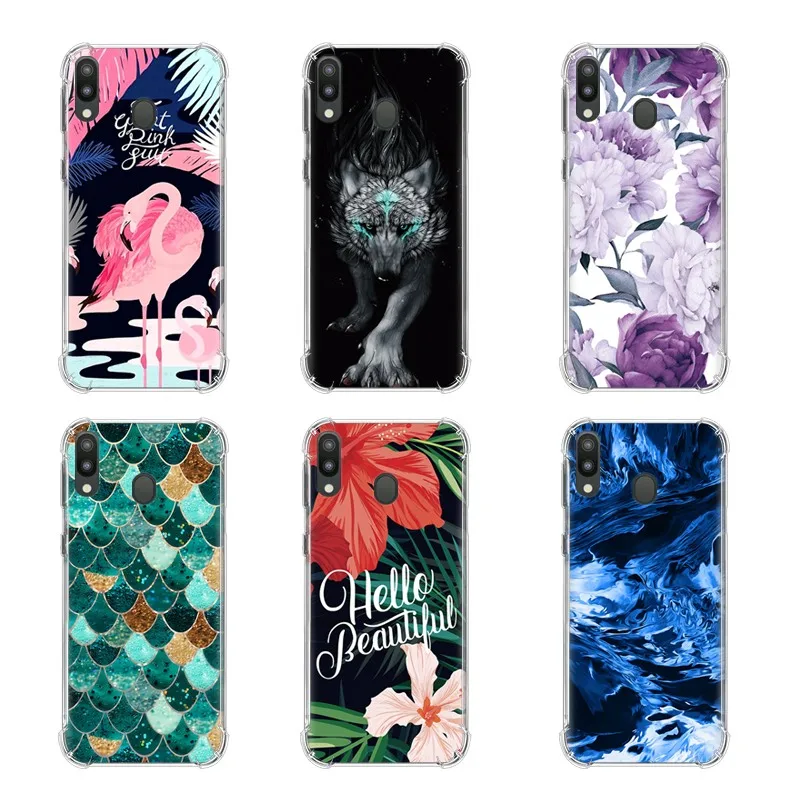 Anti-falling Phone Case For SAMSUNG GALAXY M20 Stylish Design Colorful Painted Back Cover |