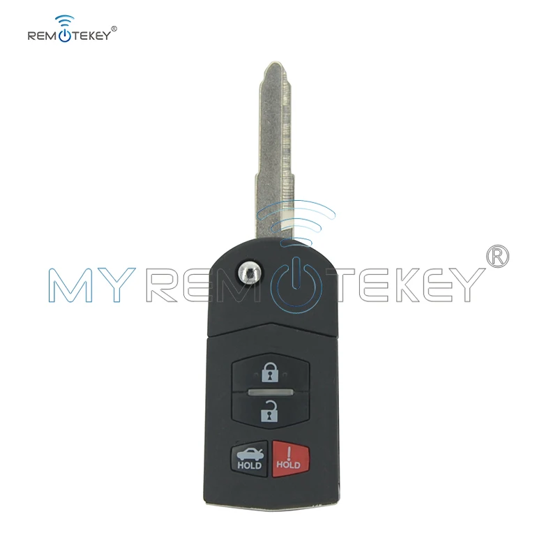 

Флип-ключ Remtekey BGBX1T478SKE12501, 4 кнопки, 315 МГц, без чипа для Mazda 3 6