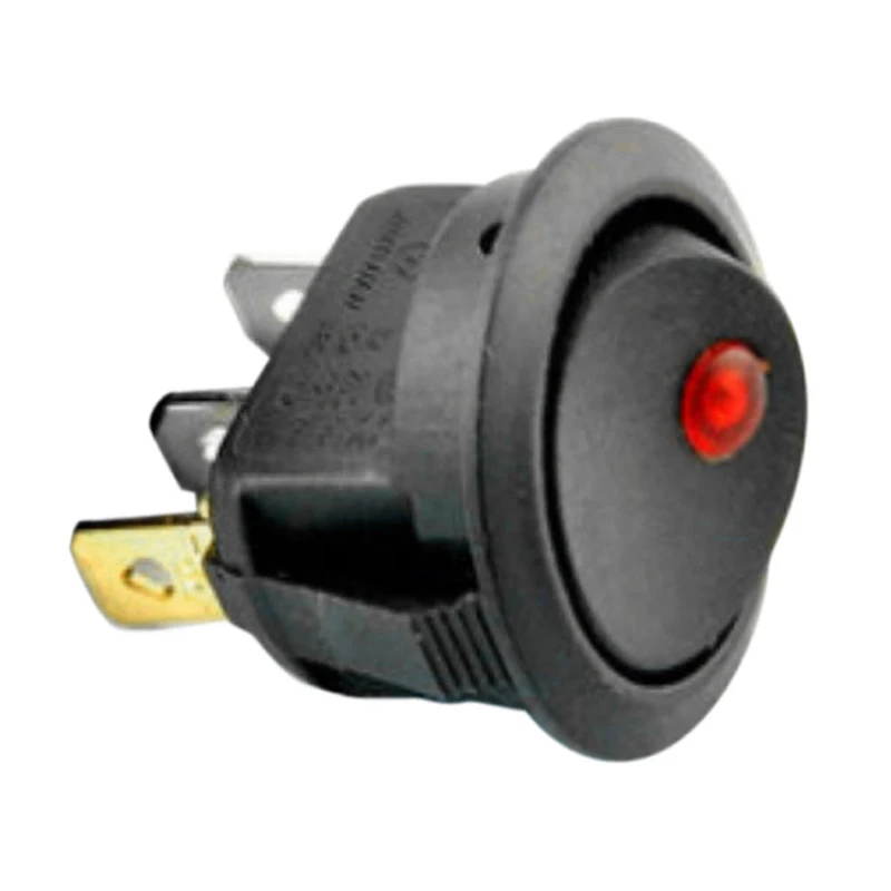 Светодиодный клавишный переключатель 10 шт. 12 в пост. Тока включение/выключение