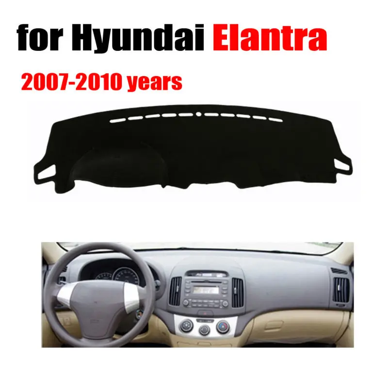 Чехлы для приборной панели автомобиля коврик Hyundai Elantra 2007 2010 лет левосторонний