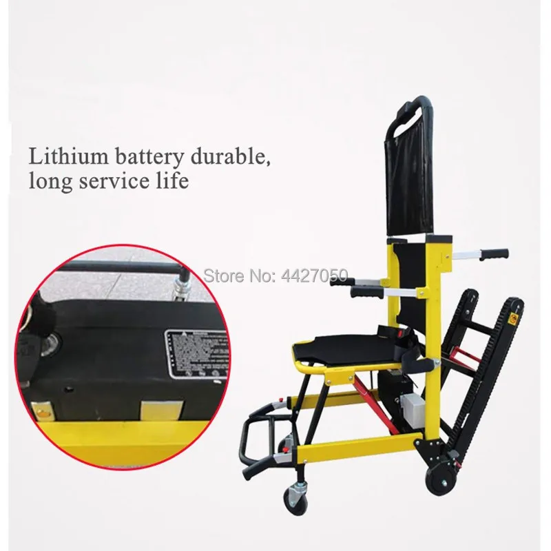 

Free shipping Folding power climing stairs wheelchair up and down for disabled