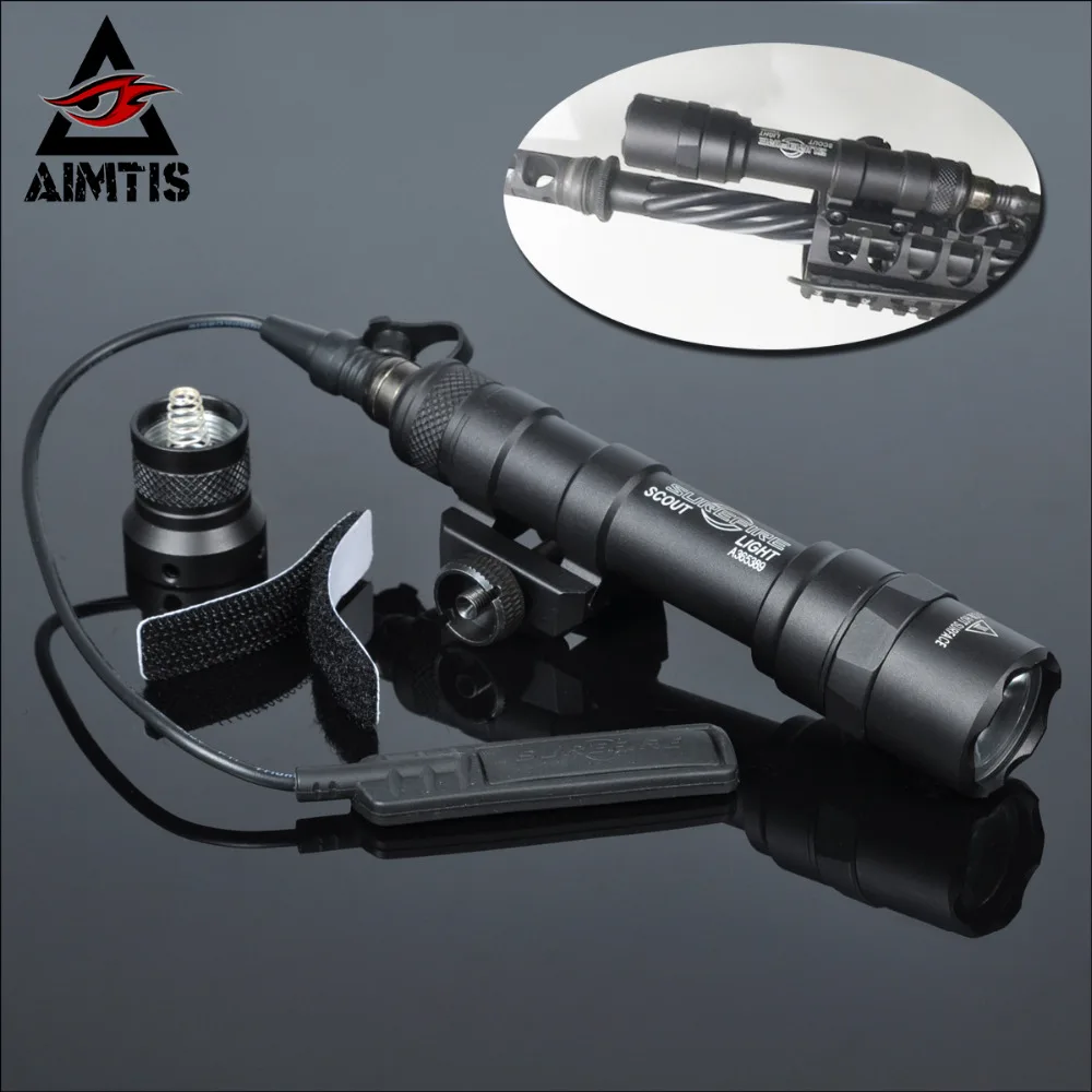 

Фонарь AIMTIS M600B миниатсветильник светодиодный тактический со светодиодной подсветкой, 20 мм