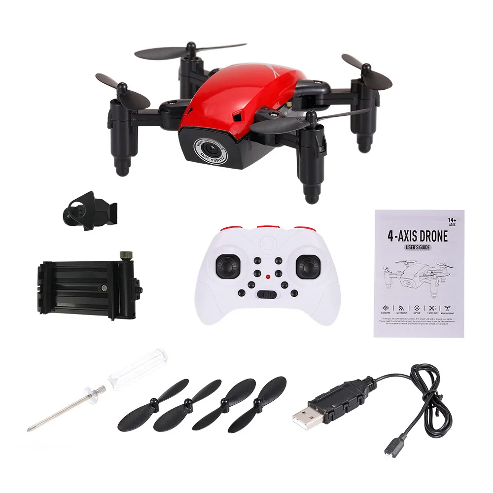 Складной мини-Квадрокоптер S9W 2 4 ГГц канала камера МП Wi-Fi FPV/без камеры | Игрушки и