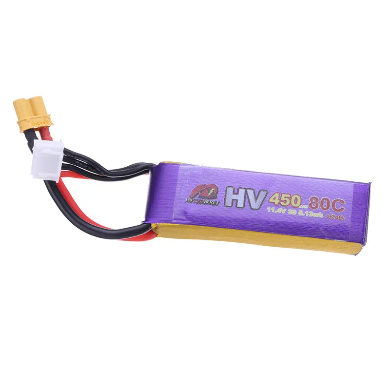 1/4 шт My красный берет 11 4 V 450 mAh 80C 3 S HV 35 XT30 Plug Липо Батарея для FPV Racing Дрон
