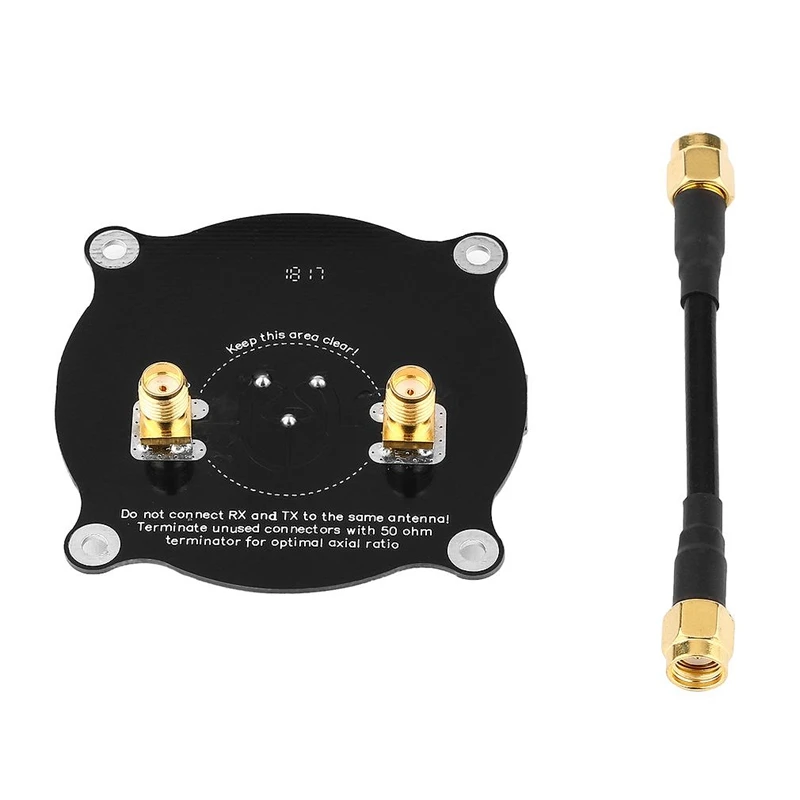 5 8 GHZ Fpv Тройная подача патч антенна Rcmall 9.4Dbi Высокая точность Sma папа Мужской