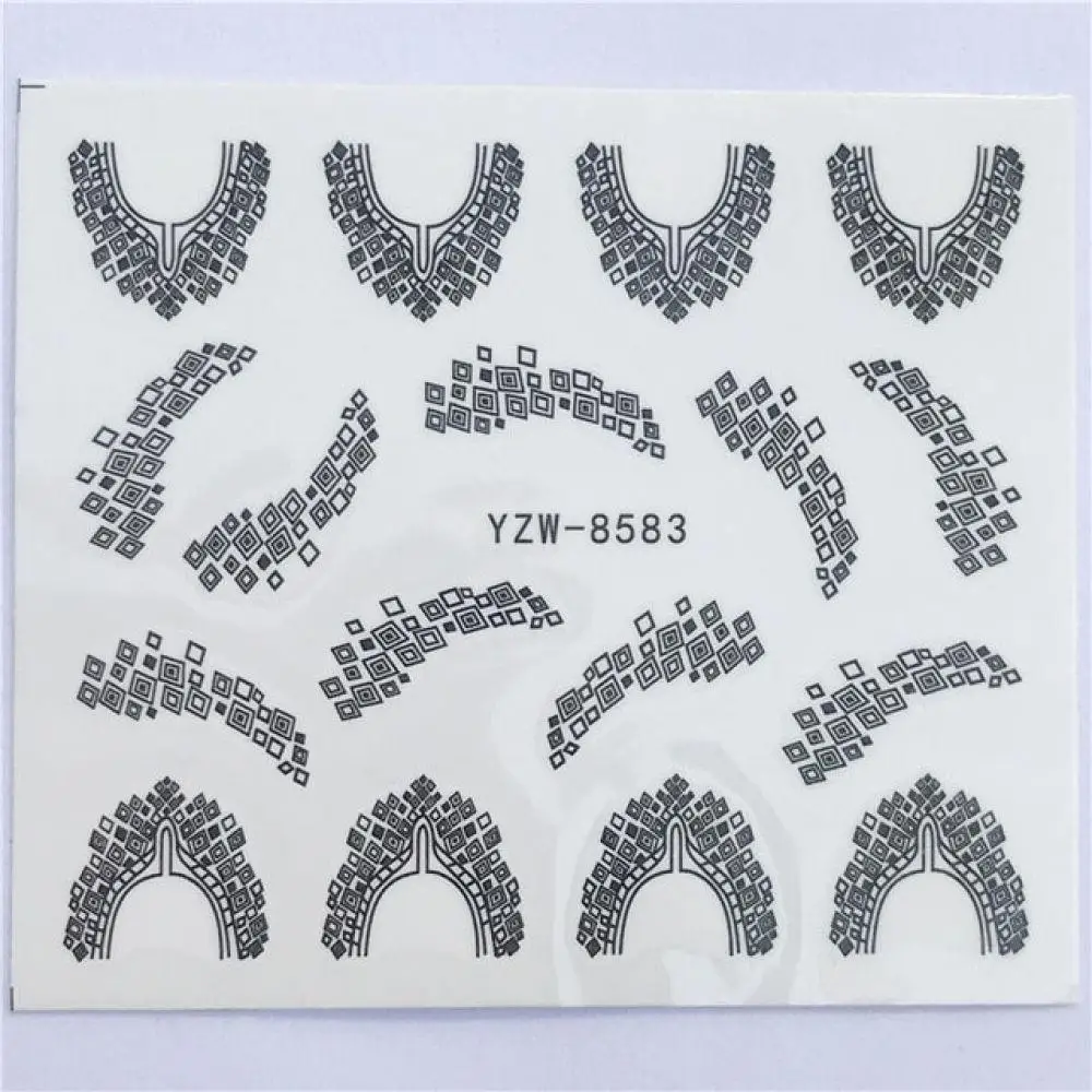 Животное Фламинго лист Бабочка фольги вода слайдер ногтей 1 Наклейка Искусство