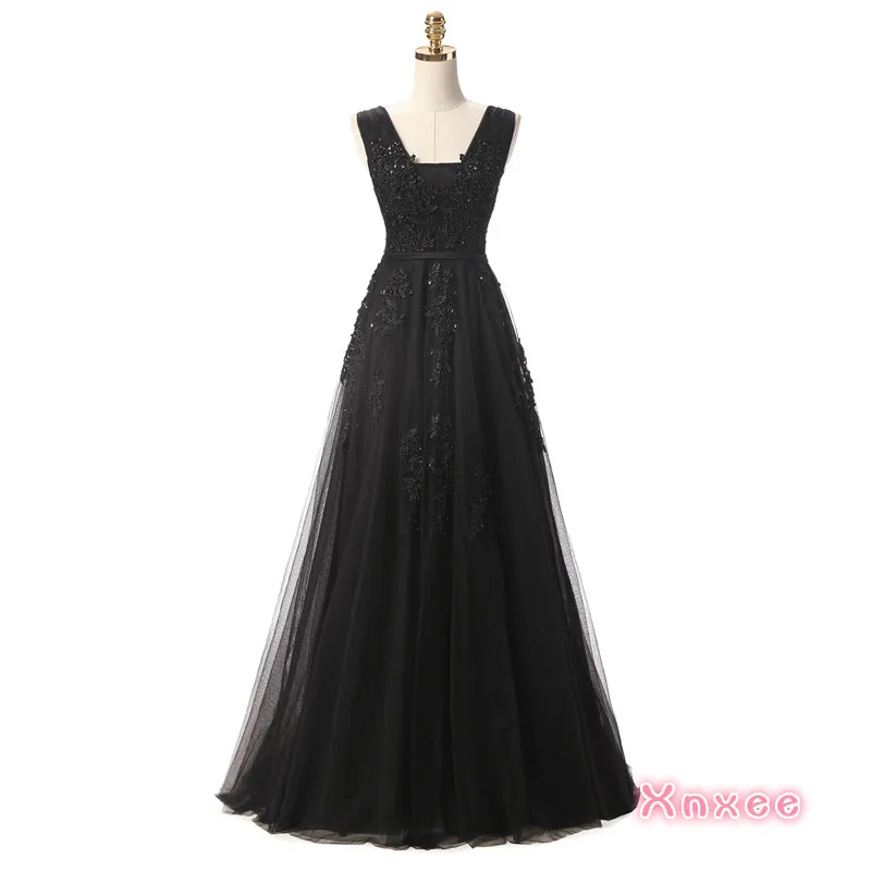 

Hot Sell Sweet Light Blue Lace V-neck Lacing Long Dress The Bride Party Sexy Backless Dresses Custom