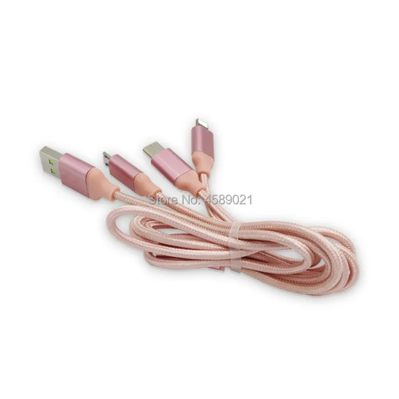 Быстрая зарядка Micro type C IOS 3 в 1 usb кабель для зарядки данных интерфейса Andriod/IOS/type-c |
